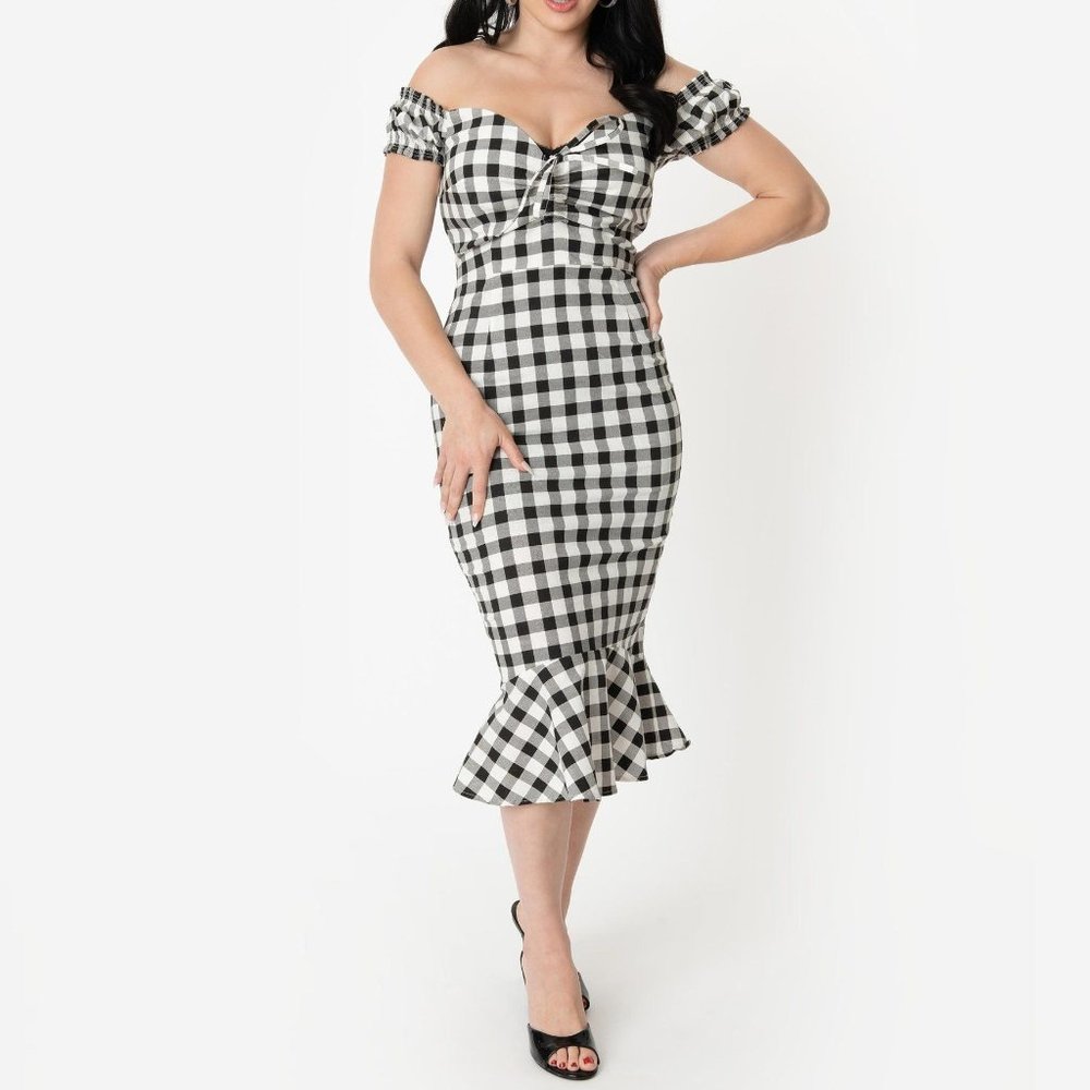 Collectif Sasha Gingham Dress